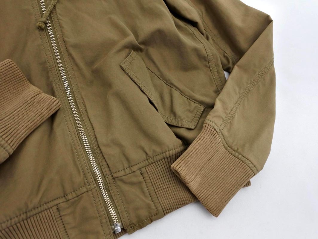 MOUSSY マウジー フード 付き ブルゾン ジャケット size1/カーキ ■◇ ☆ fcd1 レディース