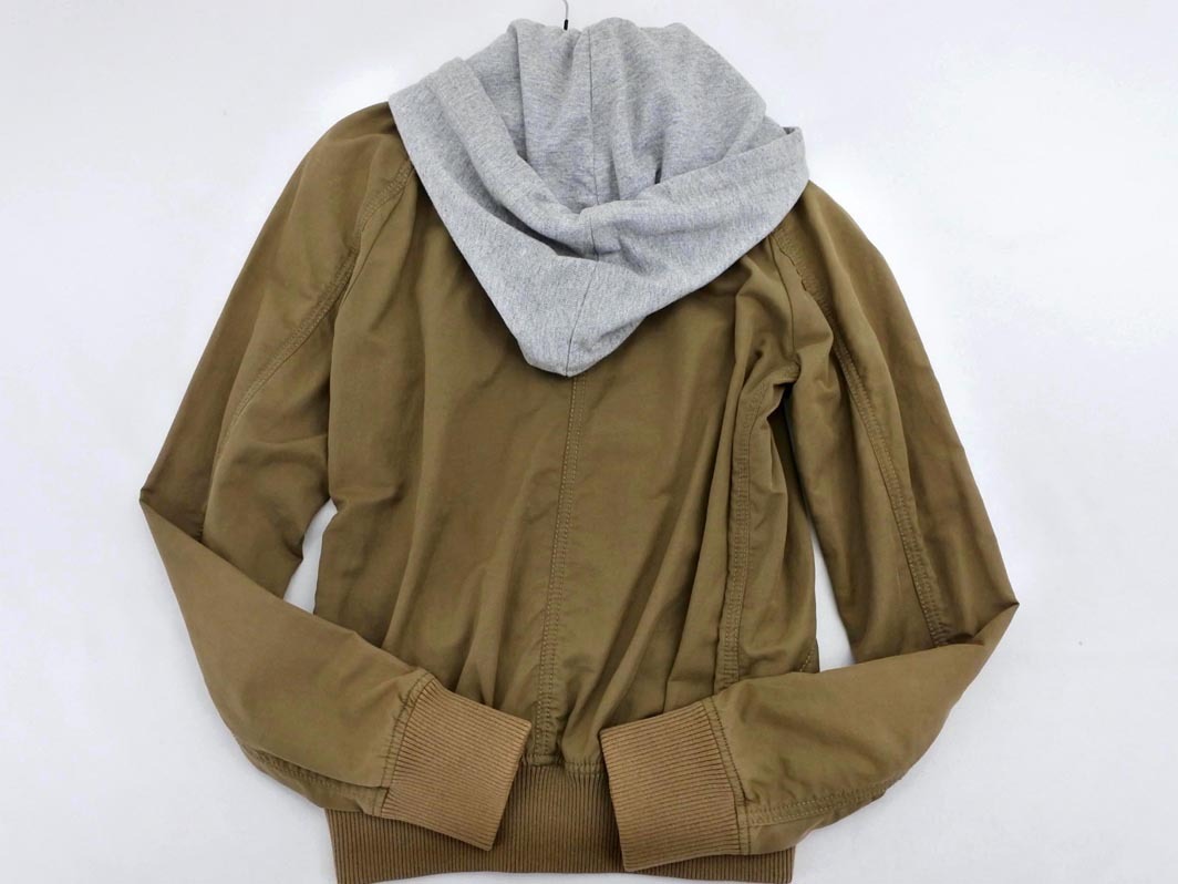 MOUSSY マウジー フード 付き ブルゾン ジャケット size1/カーキ ■◇ ☆ fcd1 レディース