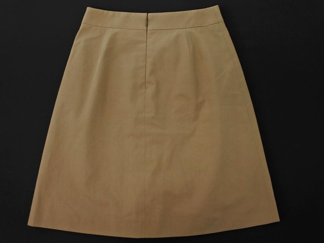 ネコポスOK 23區(qū) タック 膝丈 スカート size36/ベージュ ■■ ☆ fcd1 レディース