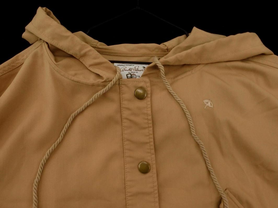 arnold palmer アーノルドパーマー ポンチョデザイン フード ジャケット size1/ベージュ ■◇ ☆ fcd1 レディース