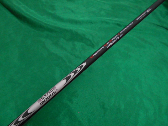 3912Ａ★中古★シャフトのみ★N.S.PRO MODUS3 HYBRID★370Ｔｉｐ★Ｓ★全長38.25インチ★剝離約35ミリ★