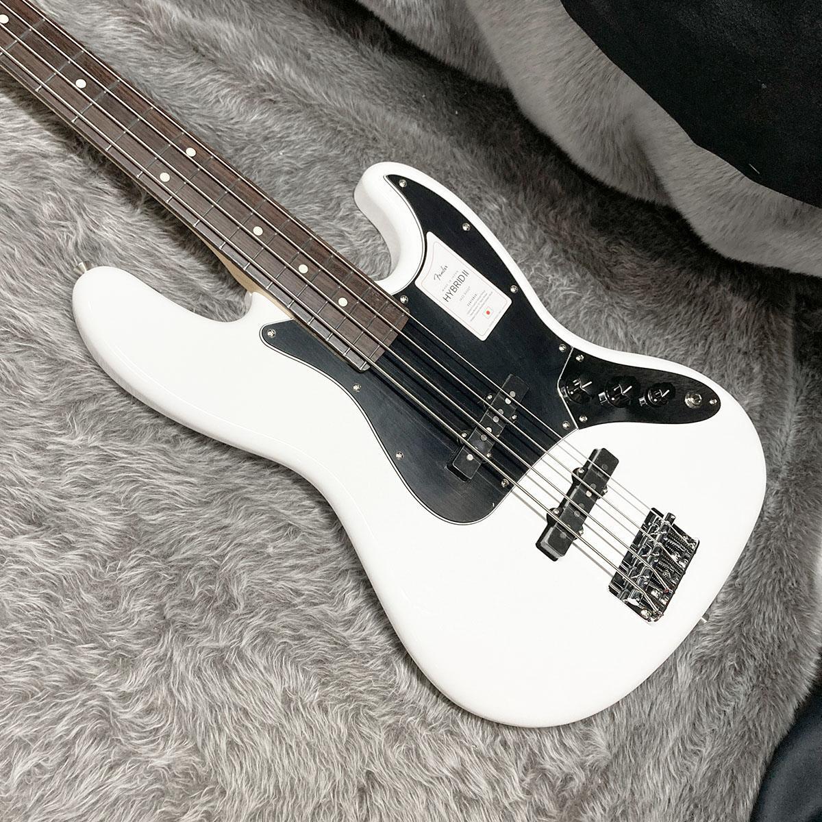 Fender Made in Japan Hybrid II Jazz Bass RW Arctic White