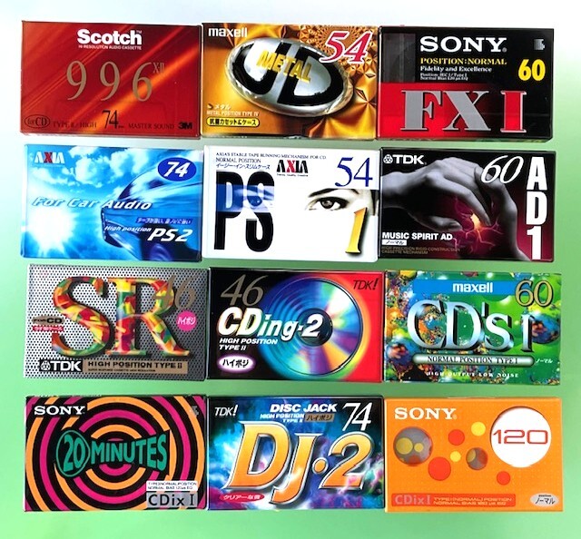 ☆ メタル ハイポジ ノーマル 12本セット メーカーいろいろ ☆ メタル ハイポジ ノーマル 12本セット メーカーいろいろ