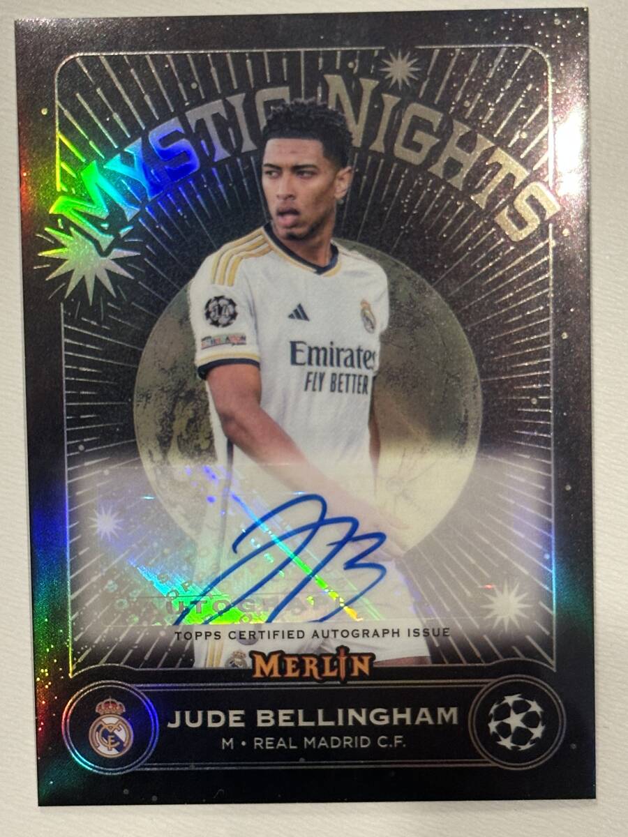 Jude Bellingham 2024 Topps Merlin Soccer Auto 直筆サイン Jude Bellingham 2024 Topps Merlin Soccer Auto 直筆サイン