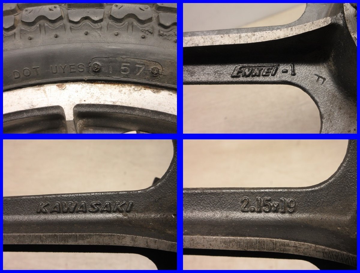 *to923 KZ1000LTD KZT00B переднее колесо ENKEI шина 160