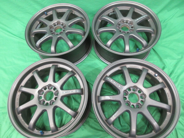 WORK ワーク EMOTION エモーション XD9 ブロンズ？ MHG 17インチ 17X7J +47 PCD100 5H アルミ 4本_画像1