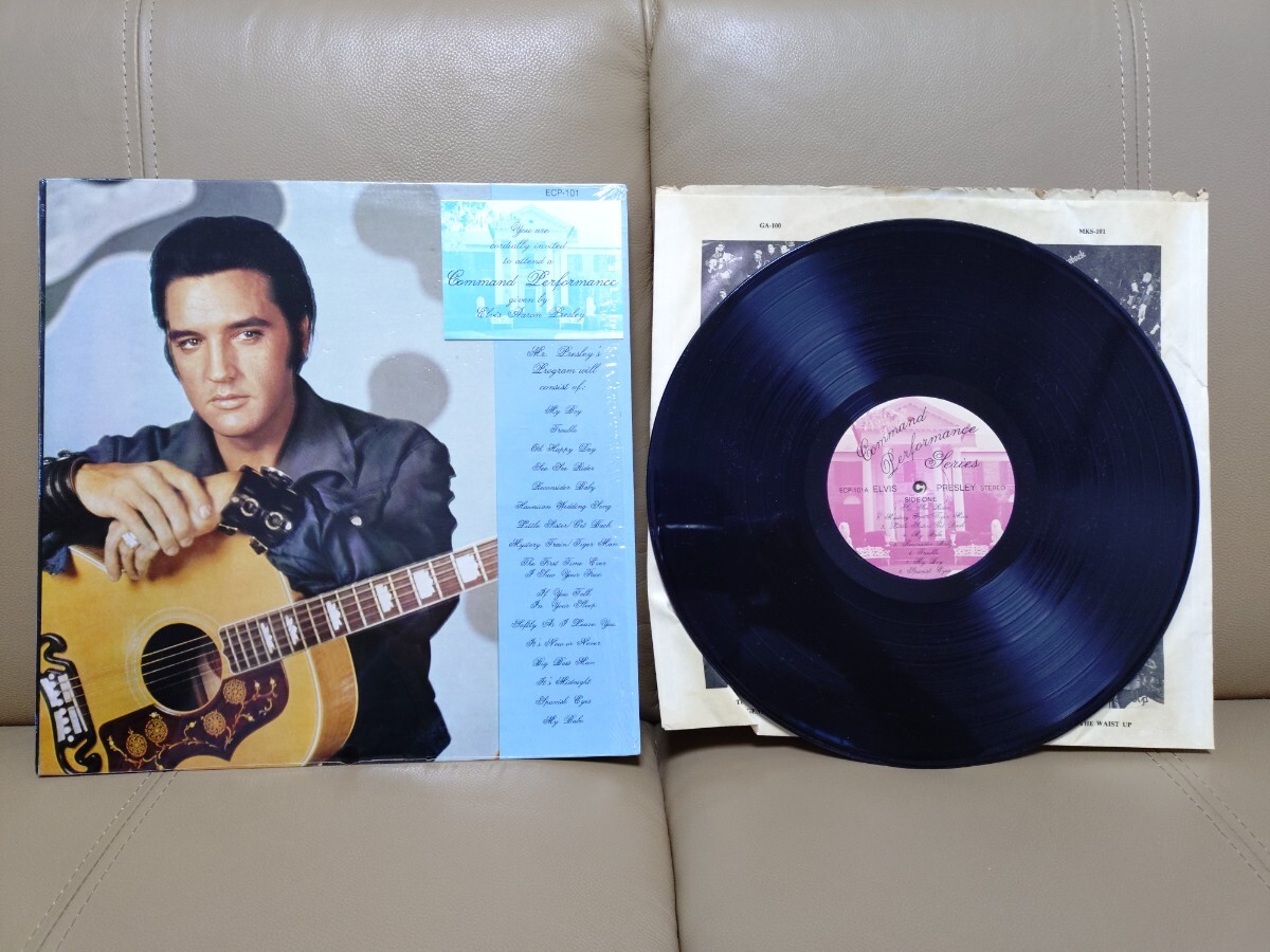 ★エルヴィス?プレスリー★ ELVIS PRESLEY★COMMAND PERFORMANCE★ECP-10★シュリンク殘★インナー経年汚れ、傷み★中古LP★Super Rare！