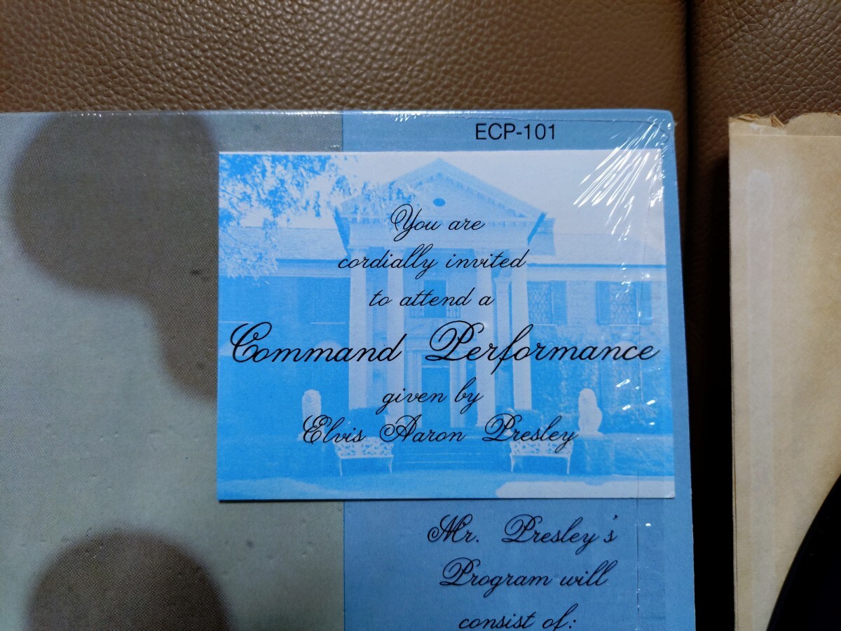 ★エルヴィス?プレスリー★ ELVIS PRESLEY★COMMAND PERFORMANCE★ECP-10★シュリンク殘★インナー経年汚れ、傷み★中古LP★Super Rare！