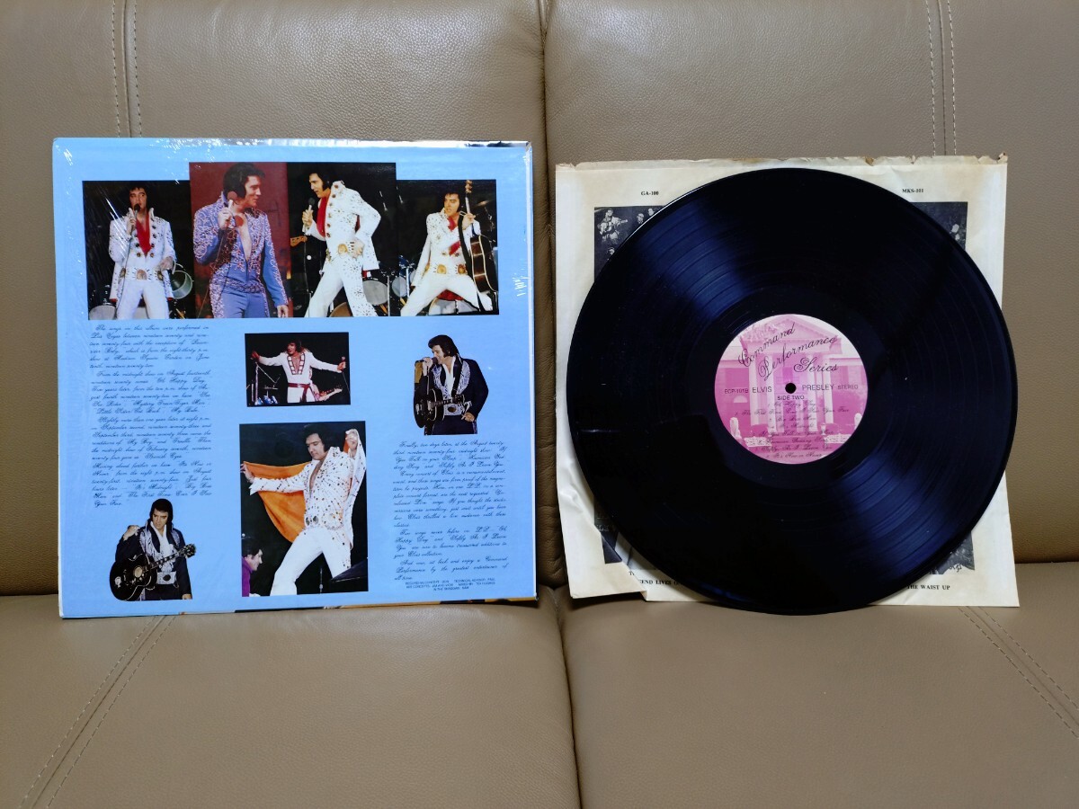 ★エルヴィス?プレスリー★ ELVIS PRESLEY★COMMAND PERFORMANCE★ECP-10★シュリンク殘★インナー経年汚れ、傷み★中古LP★Super Rare！