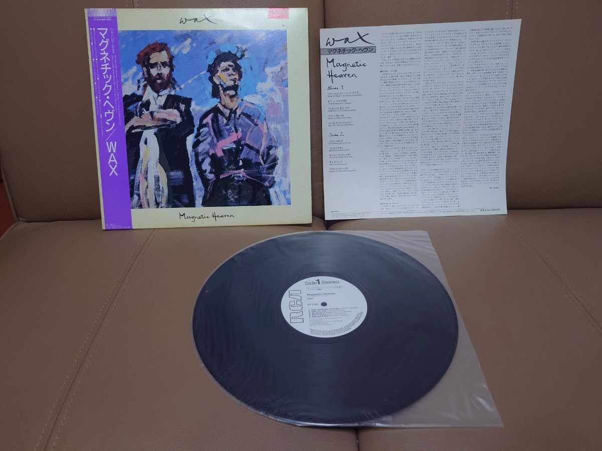 ★Wax★マグネチック・ヘヴン★MAGNETIC HEAVEN★帯付★OBI★見本盤★PROMO★SAMPLE★Rare Item★中古LP★ジャケット、帯経年汚れ★10cc