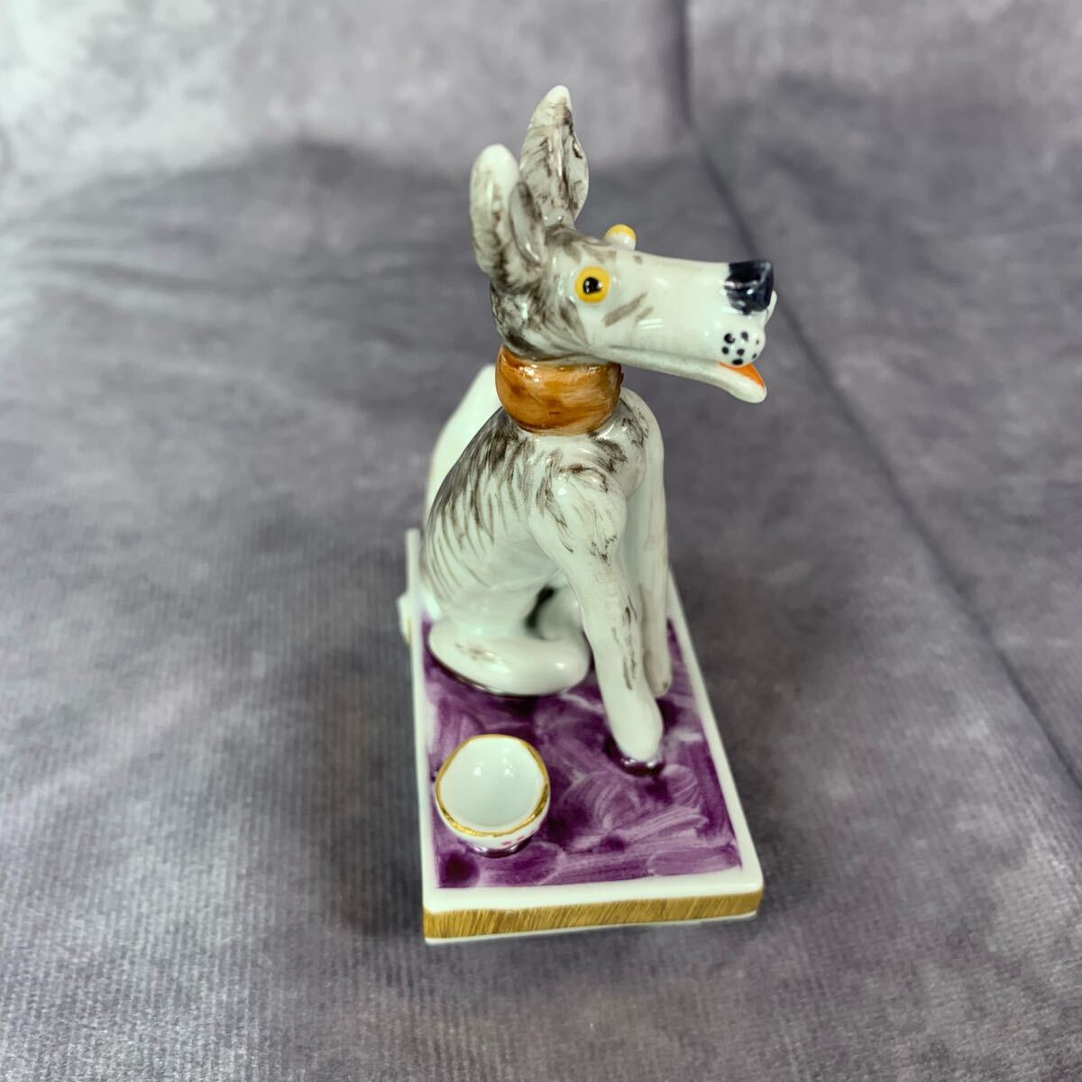 マイセン Meissen 手捻り フィギュリン 手捻り人形 シェパード