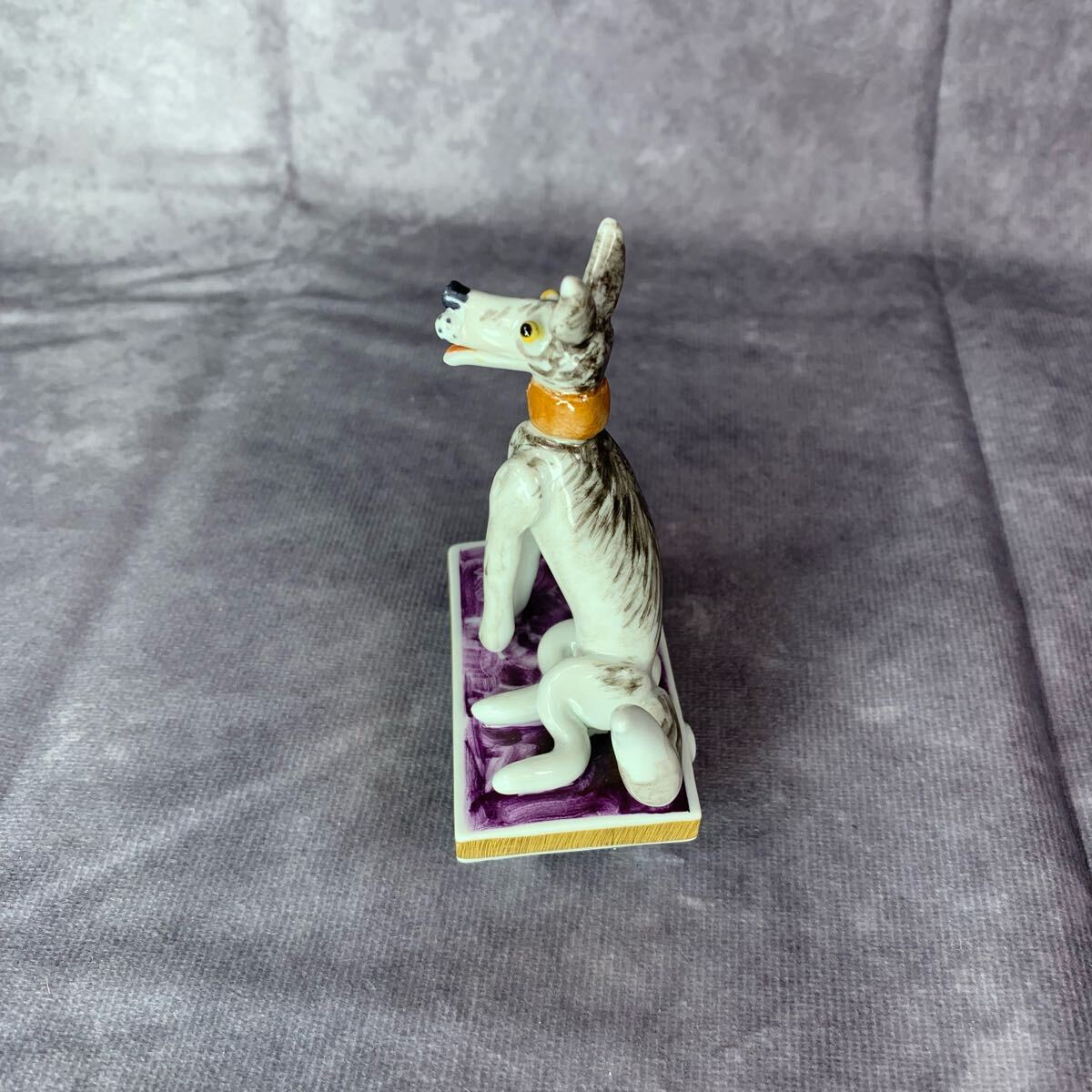マイセン Meissen 手捻り フィギュリン 手捻り人形 シェパード