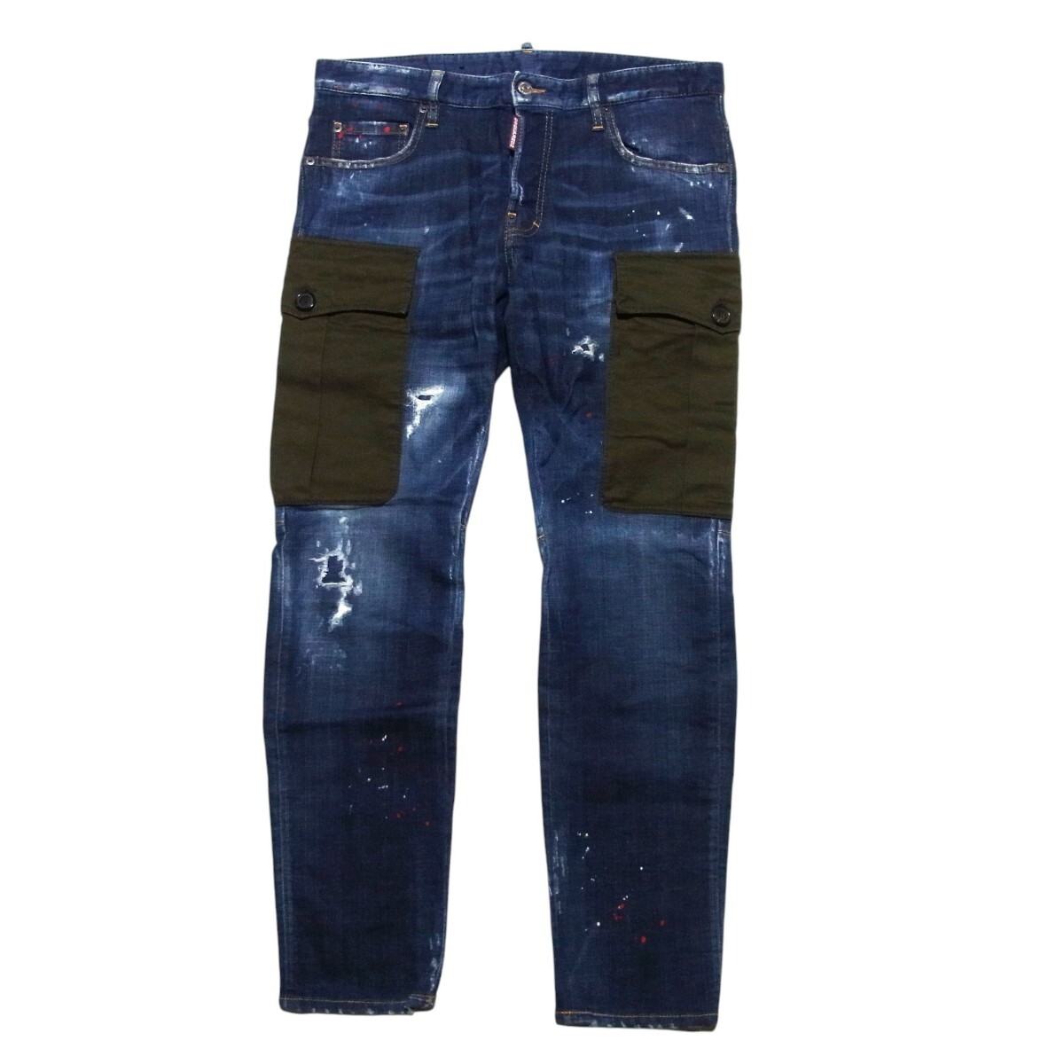 18SS DSQUARED2 ディースクエアード City Biker Cargo ペンキ 18SS DSQUARED2 ディースクエアード City Biker Cargo ペンキ