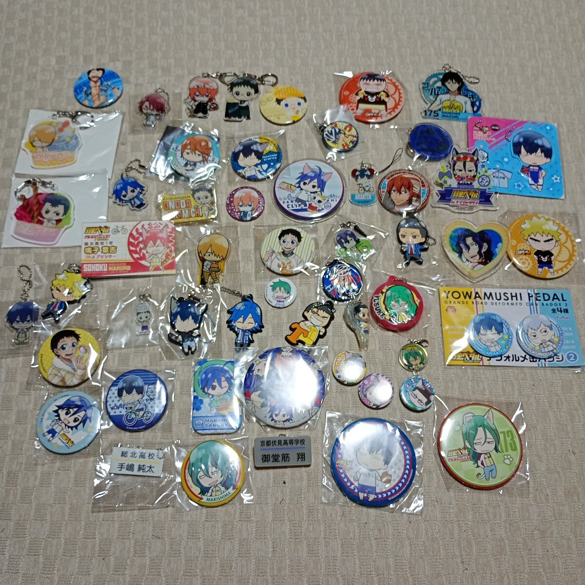 弱虫ペダル グッズ まとめ売り セット/缶バッジ アクリル 弱虫ペダル グッズ まとめ売り セット/缶バッジ アクリル