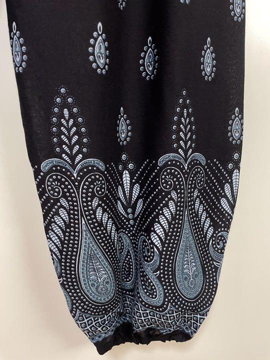 [ новый товар ] Aladdin брюки Thai брюки йога Thai массаж искусственный шелк шаровары автомобиль - кольцо 170Y178 черный 