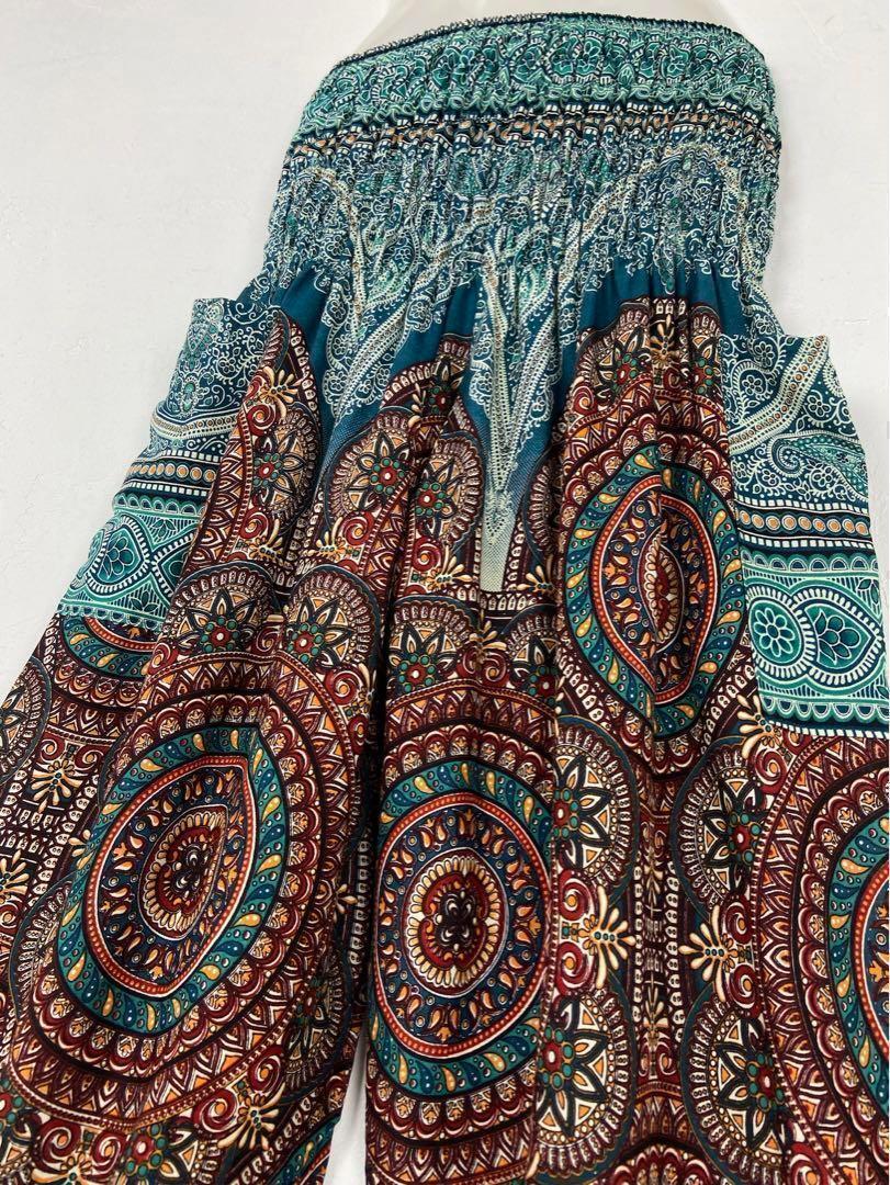 [ новый товар ] Aladdin брюки Thai брюки йога Thai массаж искусственный шелк шаровары автомобиль - кольцо 420Y220 зеленый 