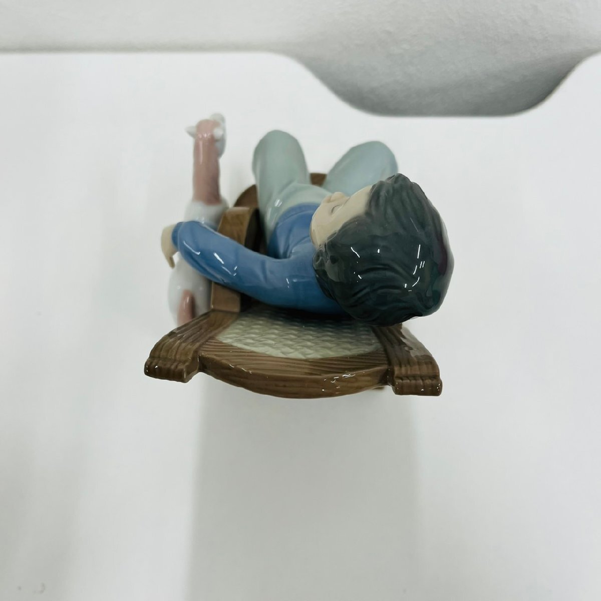 ICA6931】LLADRO リヤドロ 5846 へとへと ロッキングチェアで