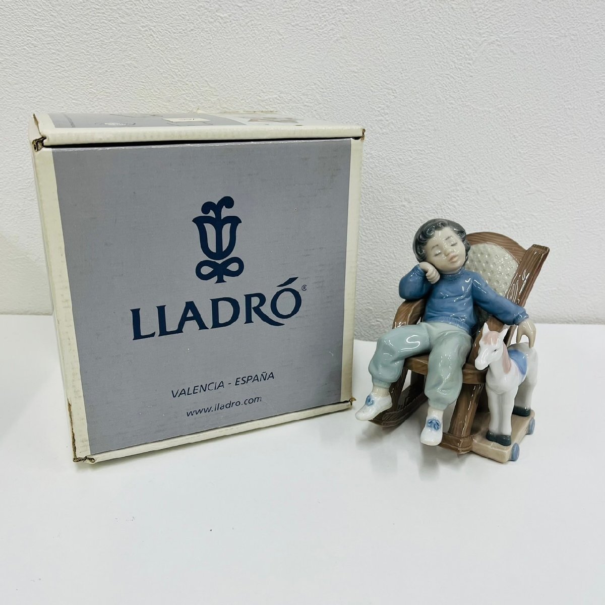 ICA6931】LLADRO リヤドロ 5846 へとへと ロッキングチェアで ICA6931】LLADRO リヤドロ 5846 へとへと ロッキングチェアで