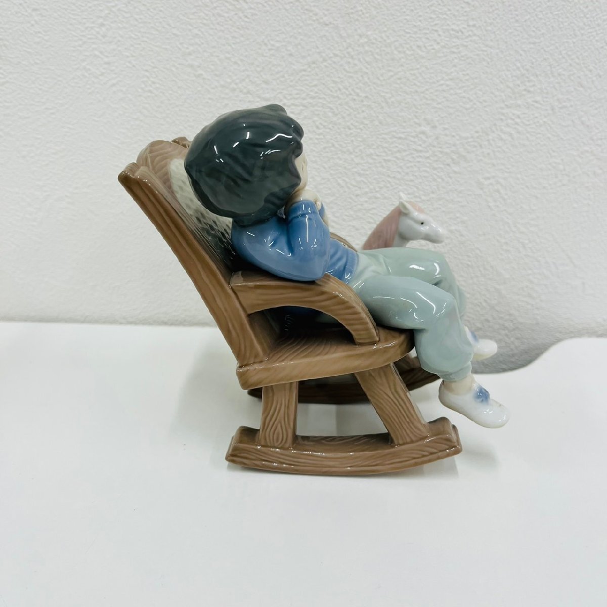 ICA6931】LLADRO リヤドロ 5846 へとへと ロッキングチェアで ICA6931】LLADRO リヤドロ 5846 へとへと ロッキングチェアで