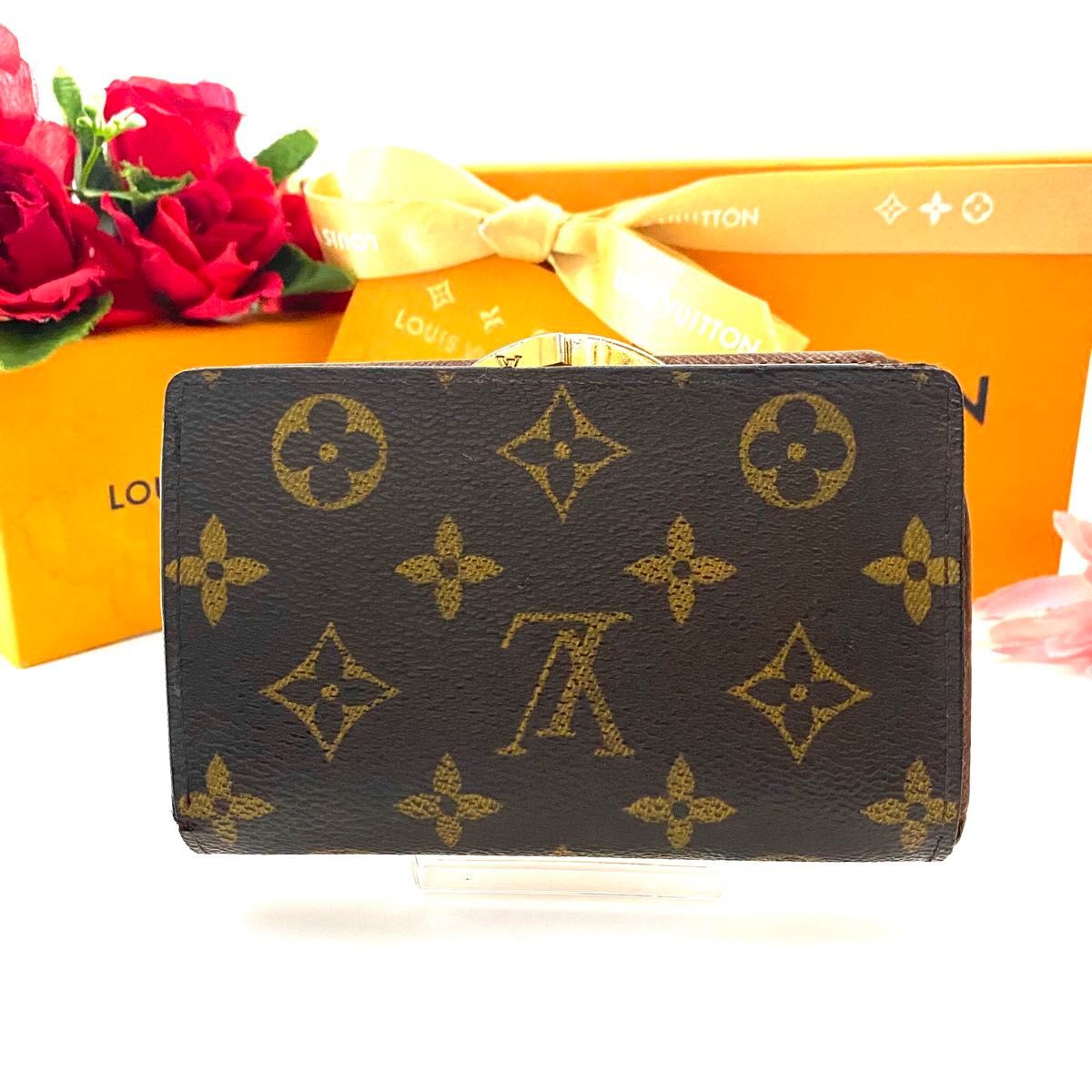 ルイ ヴィトン ヴィエノワ モノグラム 二つ折り財布 がま口 ルイ ヴィトン ヴィエノワ モノグラム 二つ折り財布 がま口