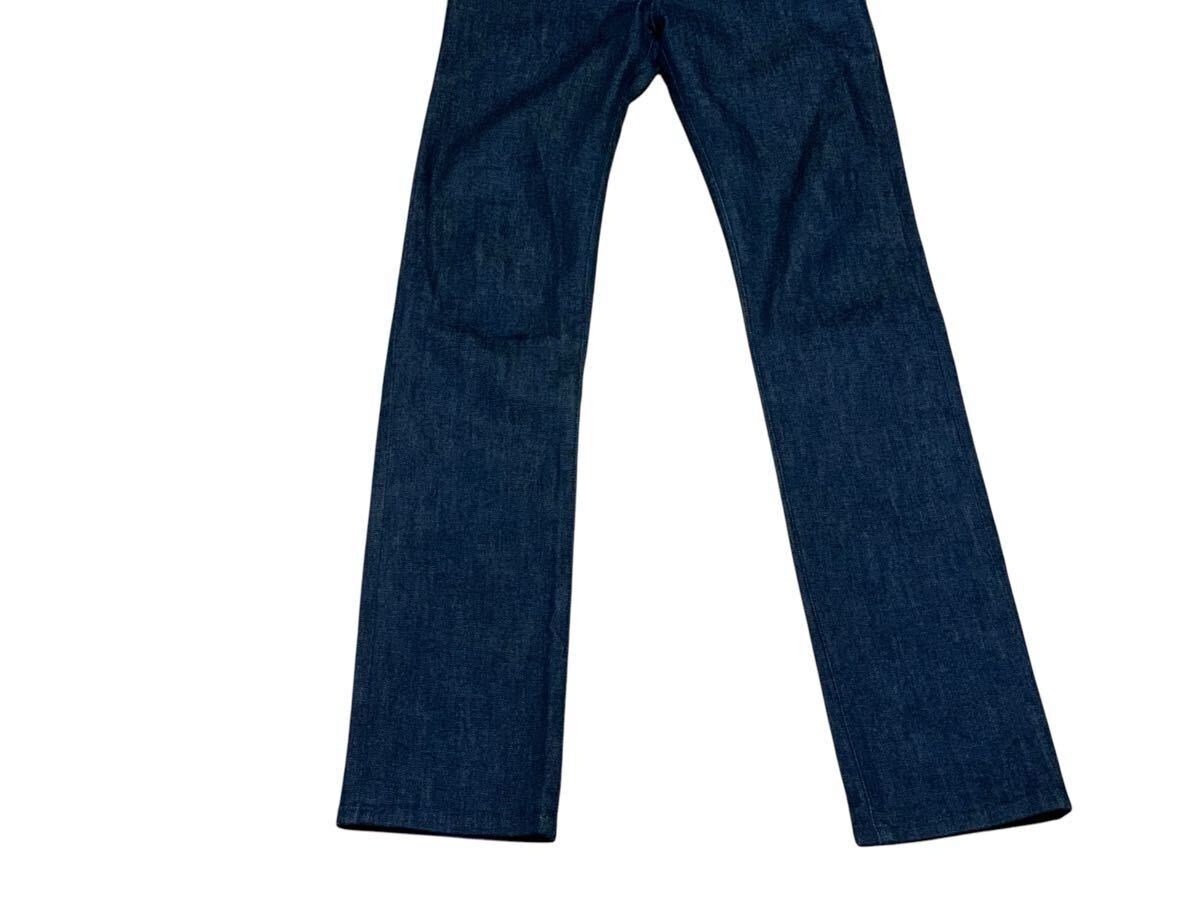 美品　名作 超希少 Dior HOMME ディオールオム デニムパンツ ジーンズ W26 エディ期 ダメージ ヒゲ ハチノス メンズ スリム ロゴ　CD