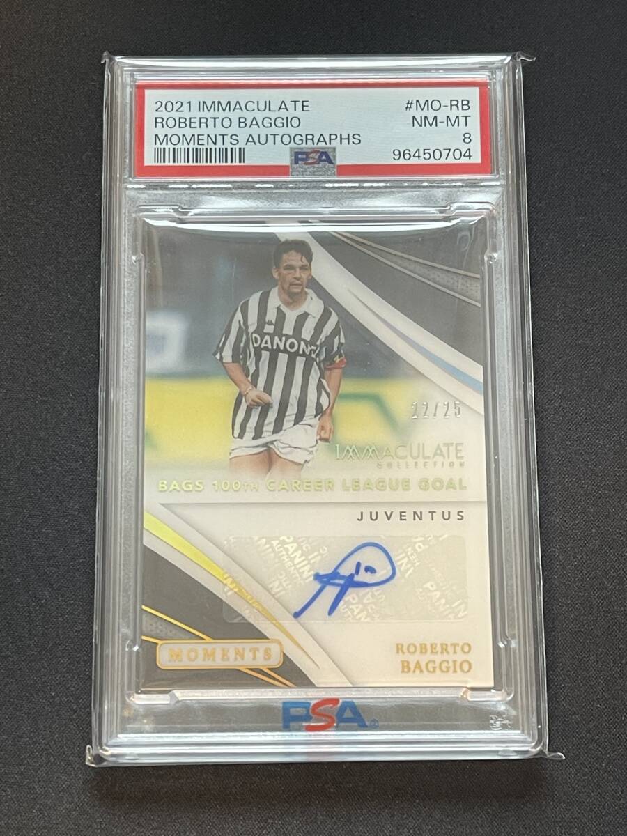 PSA 8※ Roberto Baggio(ロベルト・バッジョ)【2021 Panini PSA 8※ Roberto Baggio(ロベルト・バッジョ)【2021 Panini
