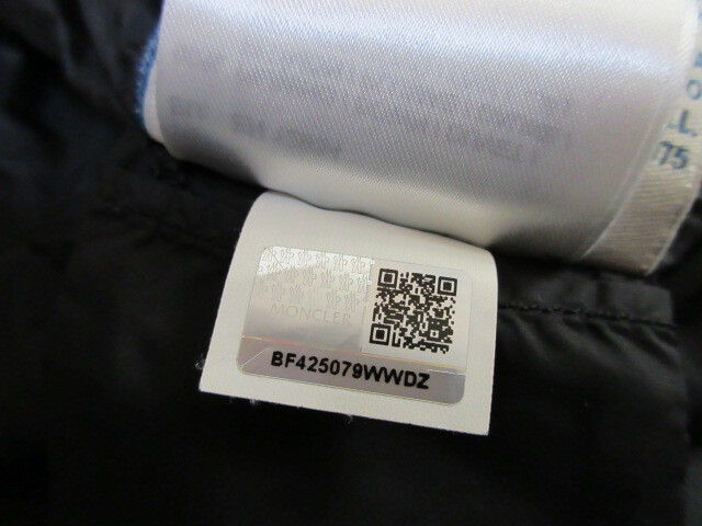 モンクレール　MONCLER 14AW FLAMME 袖　ロゴ　ワッペン ダウン　コート 黒　2　本物