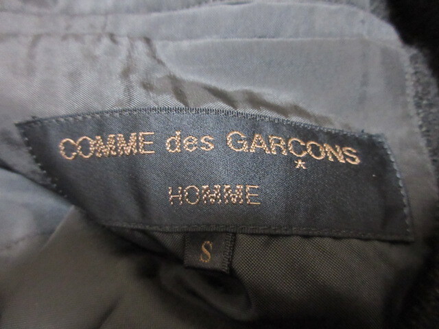 コムデギャルソン　オム　COMME des GARCONS HOMME　AD1998　 old オリジナル　ツイード　ジャケット　Ｓ
