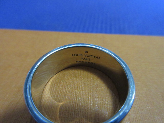  Louis Vuitton LOUIS VUITTON LVsheizM0089M LV Logo серебряное кольцо мужской 20 номер с ящиком 