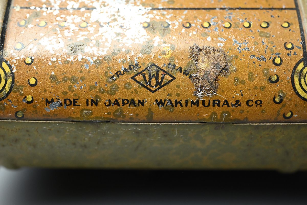 昊】WAKIMURA & C.o. ワキムラ ブリキ 戦車 J.18-7 タンク 日本 昊】WAKIMURA & C.o. ワキムラ ブリキ 戦車 J.18-7 タンク 日本