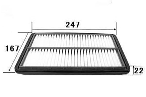 PIAA ピア PM67 エアフィルター ピクシスバン S321M S331M H23.12～H29.11 KF-DET TB_画像2