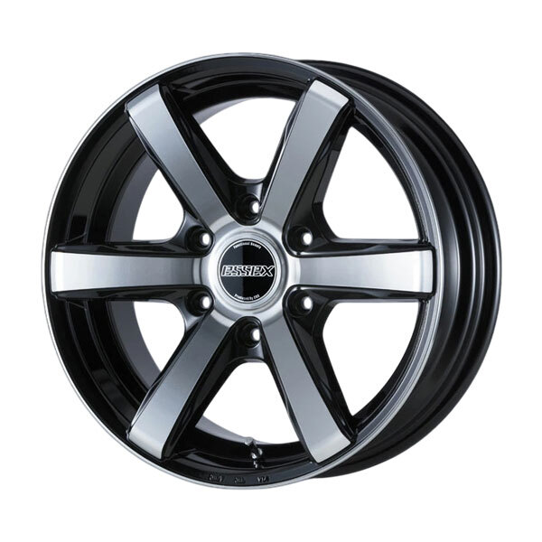 CRS ESSEX ホイール EC-17 17×6.5J +38 1本 ブラックポリッシュ（BP） ハイエース 200系 離島は要確認_画像1