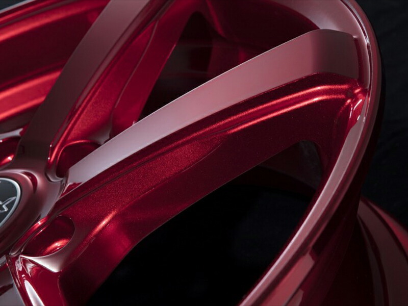 CRS ESSEX ホイール EC-17 17×6.5J +38 1本 キャンディレッド（CR） ハイエース 200系 離島は要確認_画像5