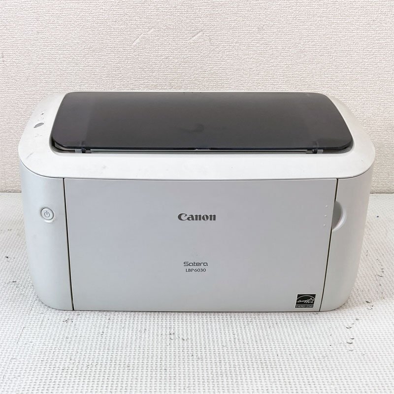 A4 モノクロレーザープリンター USB接続 ★ Canon Satera LBP6030 総印刷枚數(shù)：1572枚 トナー殘量不明 電源ケーブル付屬 #3858-K