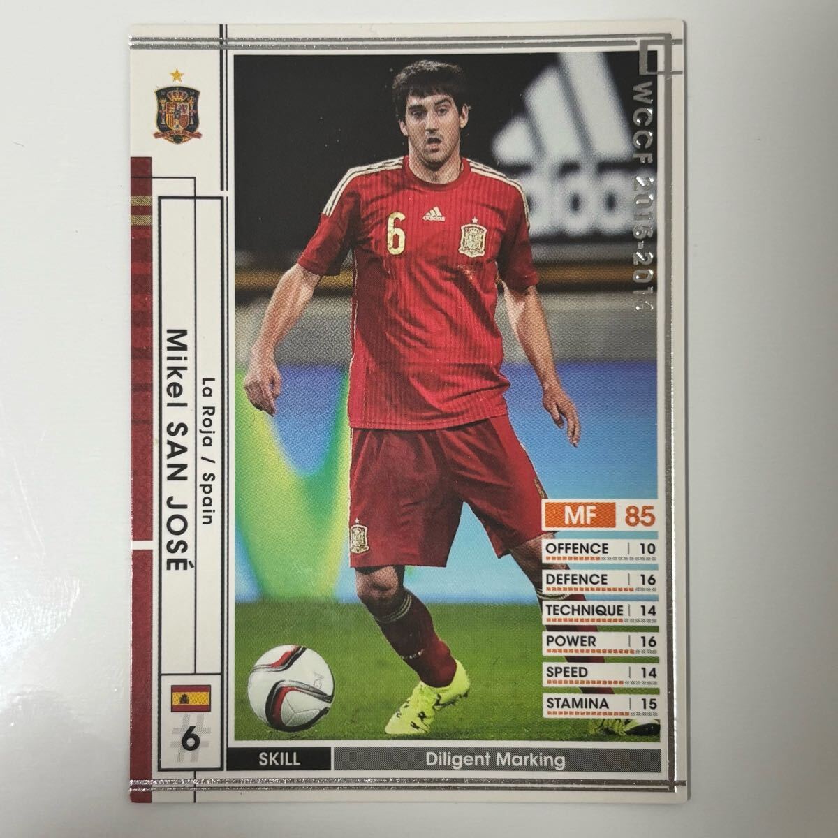 ?Panini WCCF 15-16 EXTRA ミケル?サン?ほせ Mikel San Jose La Roja 2015-2016?四點(diǎn)落札で普通郵便送料無(wú)料?