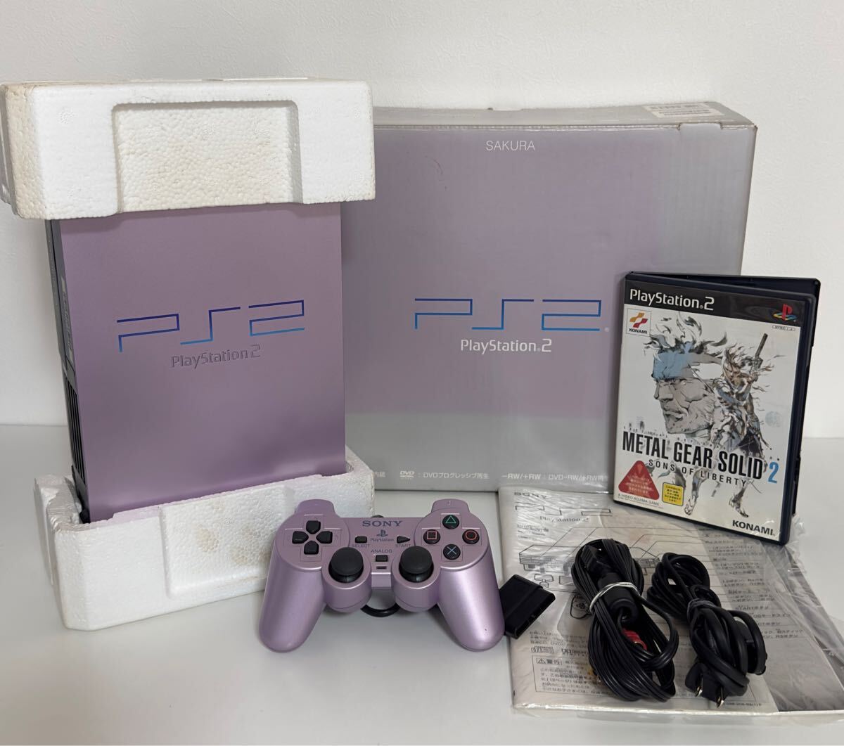 5) ☆動作確認済☆ PlayStation 2 PS2 本体 SCPH-50000SAさくら 5) ☆動作確認済☆ PlayStation 2 PS2 本体 SCPH-50000SAさくら