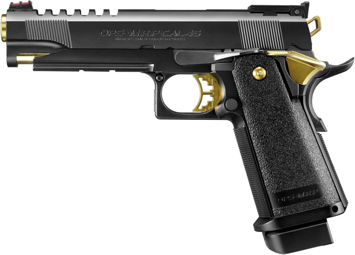 【新品】ハイキャパ 5.1 ゴールドマッチ 18歳以上 ガスブローバック (メンテンナンス用潤滑油付き)