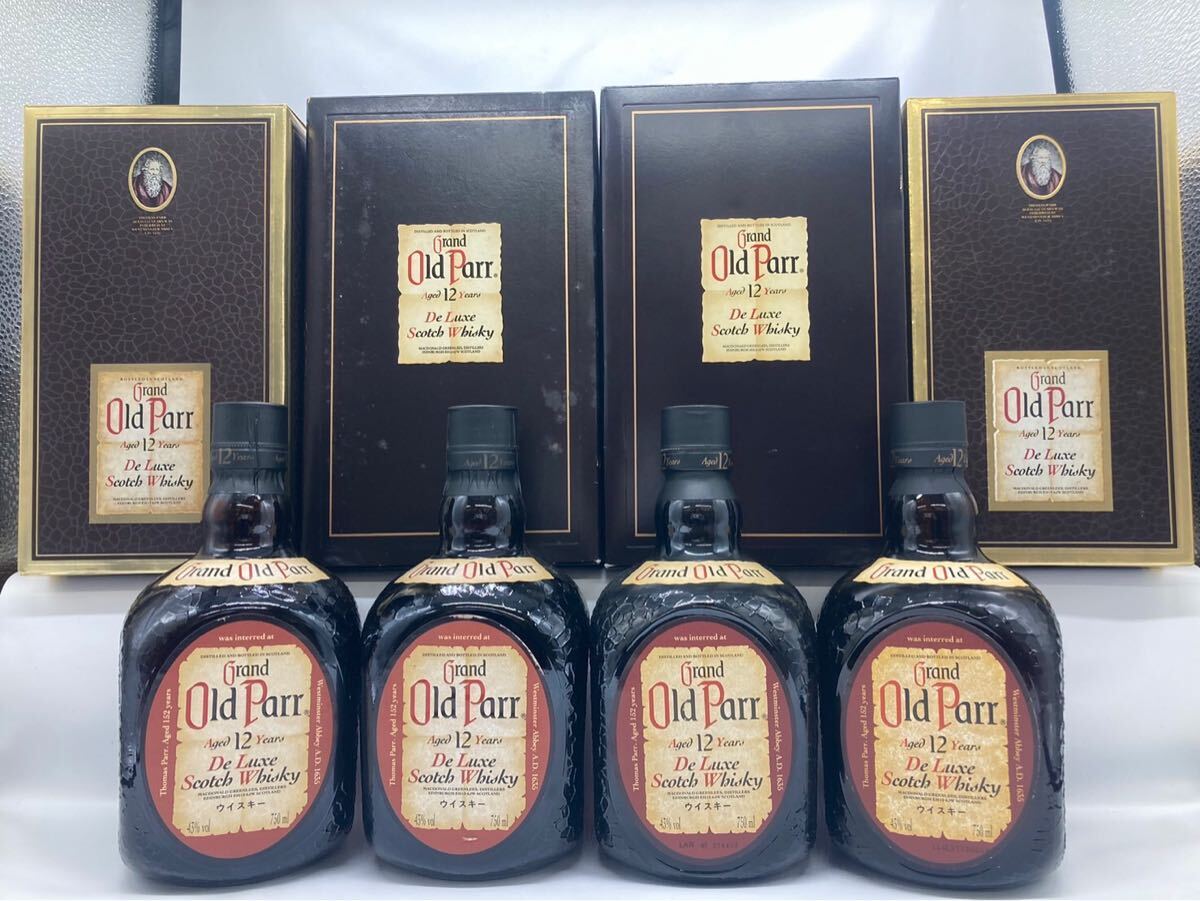 Grand Old Parr グランド オールドパー 12年 デラックス 4本 Grand Old Parr グランド オールドパー 12年 デラックス 4本