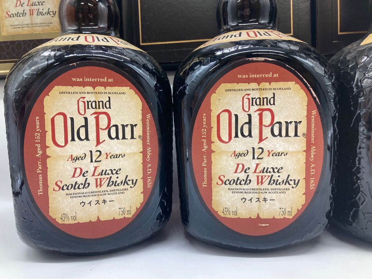 Grand Old Parr グランド オールドパー 12年 デラックス 4本 Grand Old Parr グランド オールドパー 12年 デラックス 4本