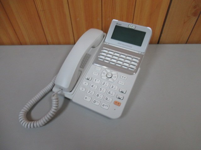 Мラック △ZX-(24)IPFSTEL-(1)(W) NTT αZX 24ボタン ISDN停電スター