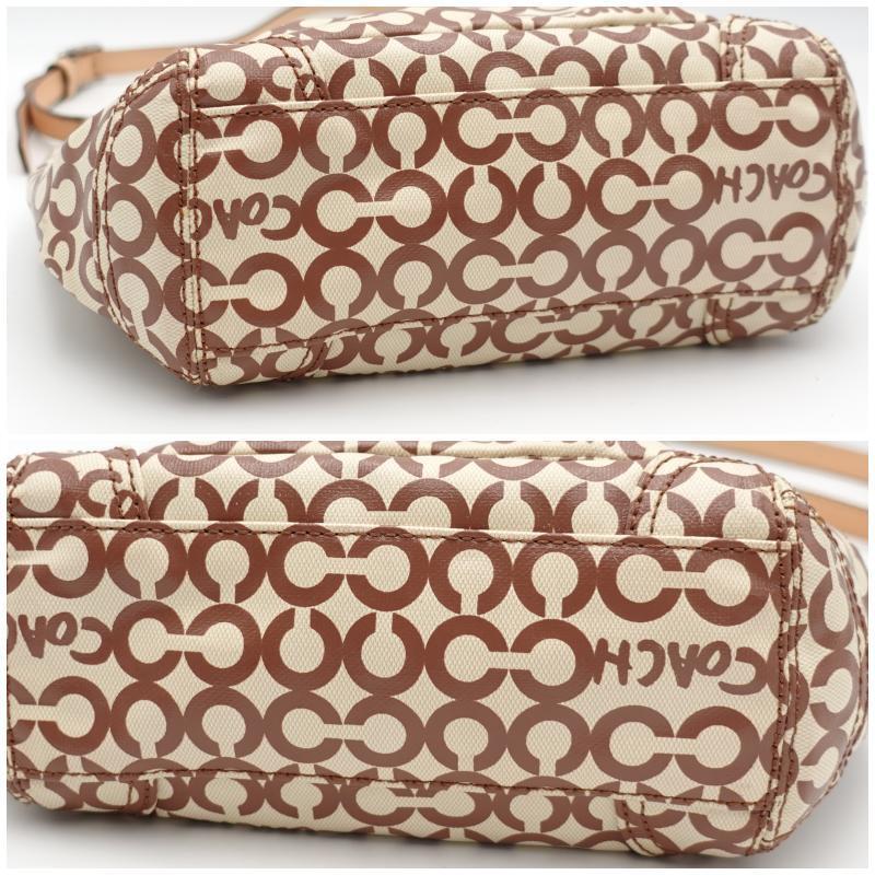 COACH コーチ オプアート 2WAY ハンドバッグ ショルダーバッグ
