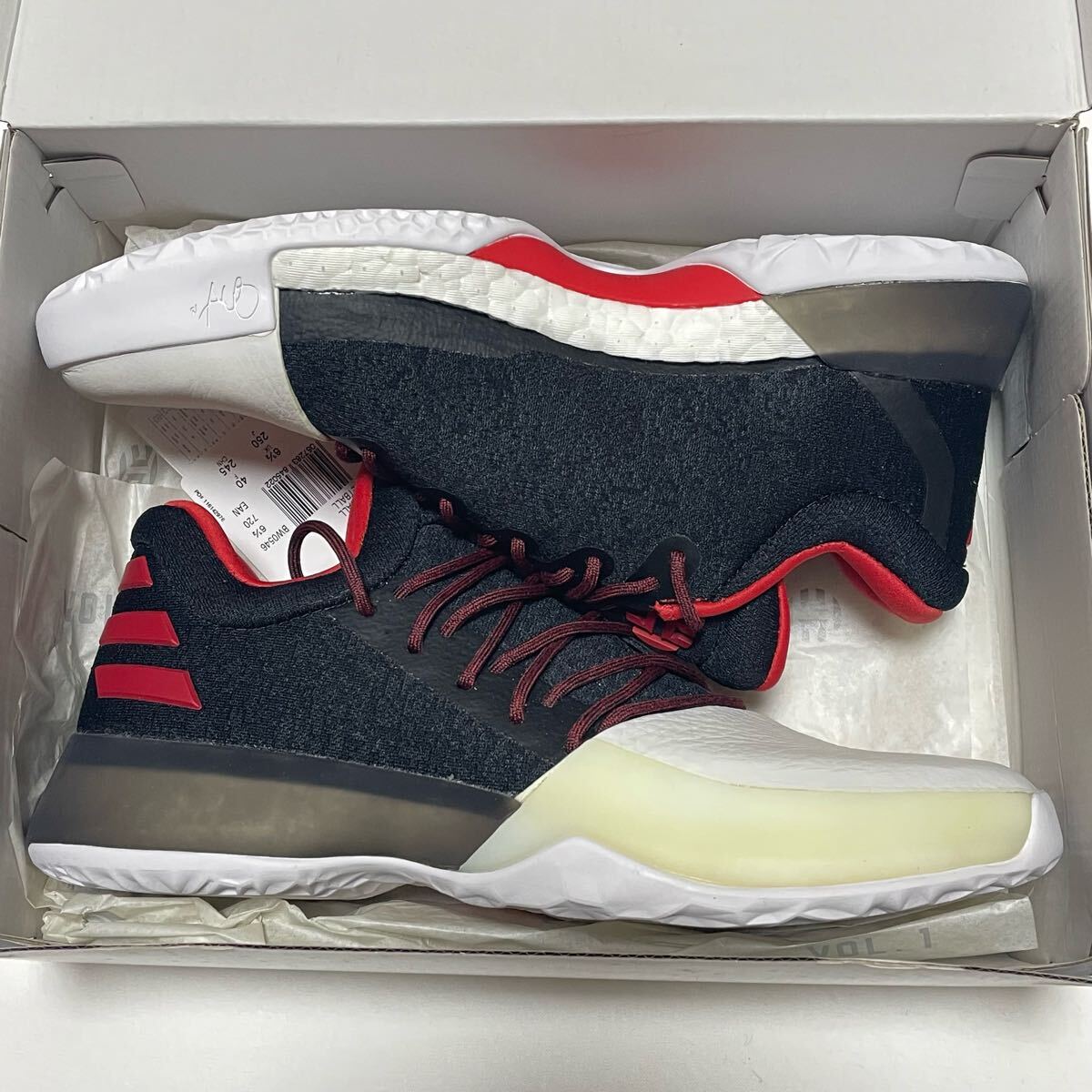 Adidas Harden Vol.1 Crazy X Road 25 Pioneer 25 アディダス ハーデン BW0546 ブースト Boost バスケ バッシュ ローカット スニーカー