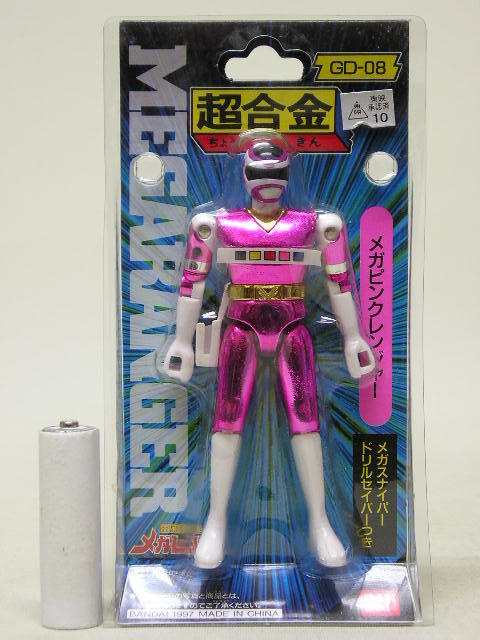 ■バンダイ 電磁戦隊メガレンジャー 超合金GD-08 メガピンクレンジャー　_画像1