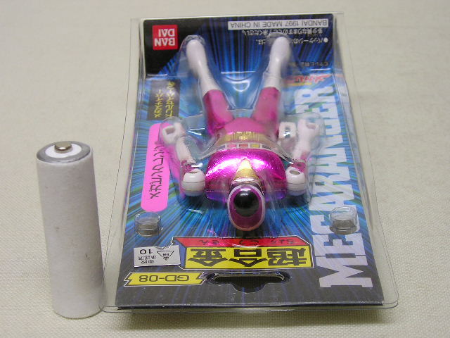 ■バンダイ 電磁戦隊メガレンジャー 超合金GD-08 メガピンクレンジャー　_画像4