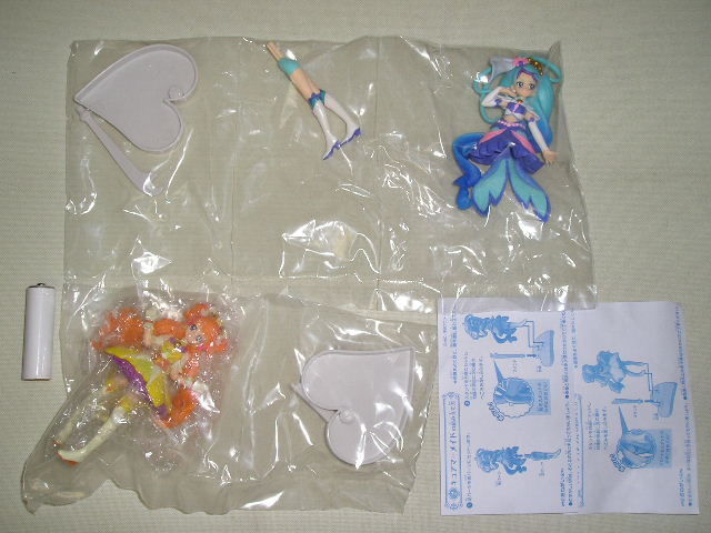 # Bandai Go! Princess Precure cutie - фигурка 2 вид (kyuama-me-do/kyu следы u чернила ru)