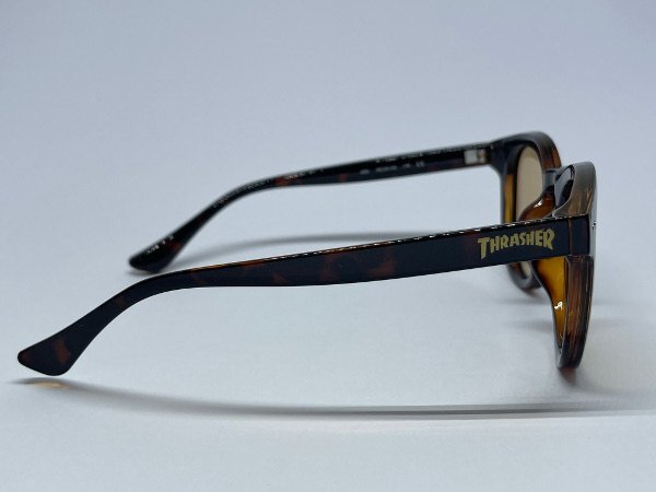 送料無料 サングラス THRASHER スラッシャー POLLUX(ポルクス)1050 DM-BRC 調(diào)光＆偏光レンズ?ダークブラウン