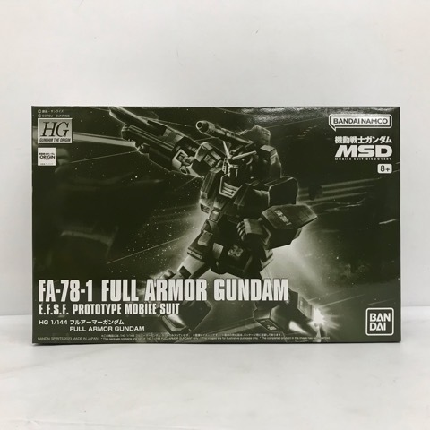 1/144 HG FA-78-1 フルアーマーガンダム 「機動戦士ガンダム MSD」51H04111934