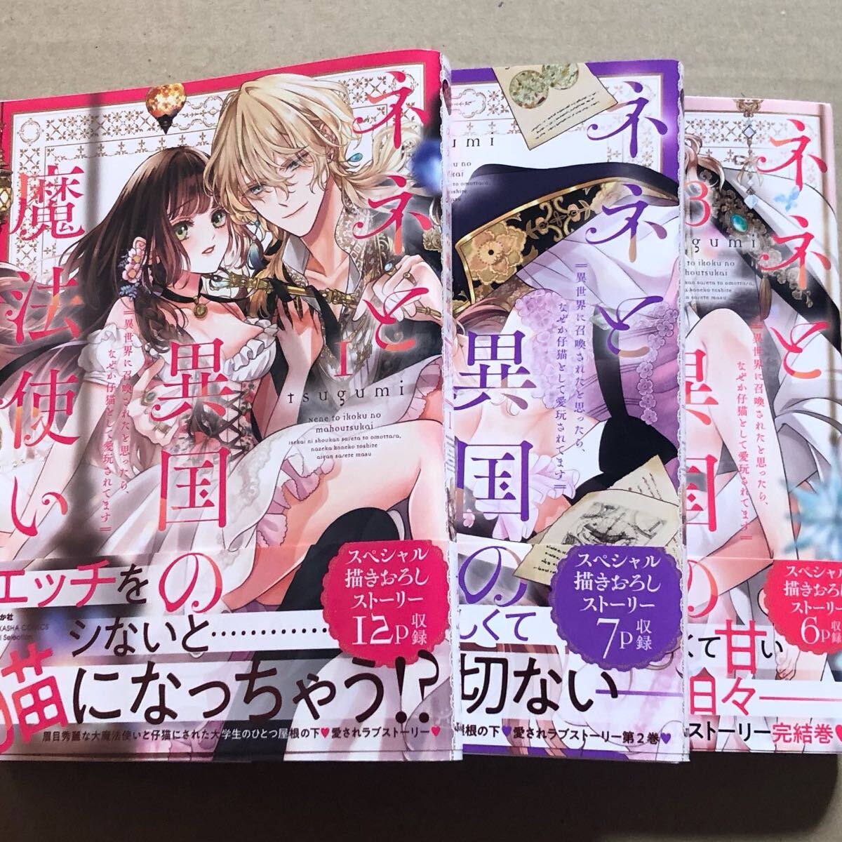 ネネと異国の魔法使い　全3巻　TLコミック