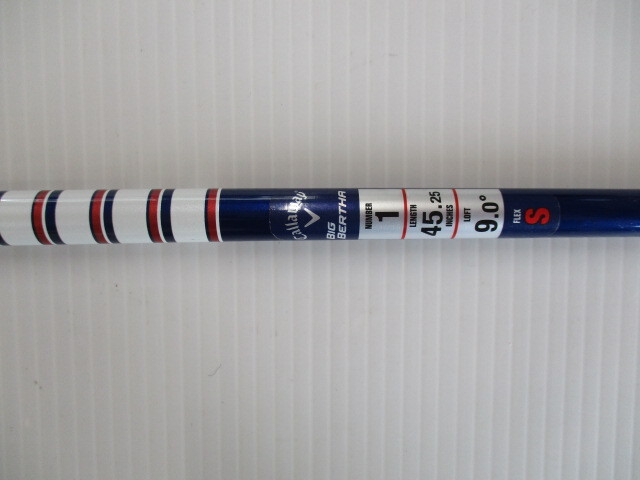 ☆Callaway BIGBERTHA ドライバー (9.0) 1W カーボン (S)☆キャロウェイ ビッグバーサ_画像7