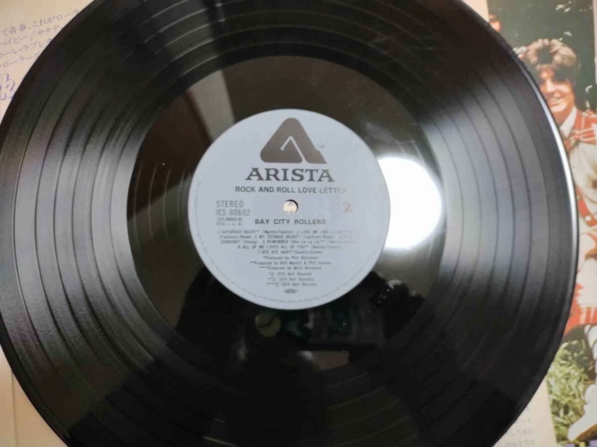 ベイシティーローラーズROCKａｎｄROLLラブレターレコードアルバム、レコード、ロック、アメリカポップス